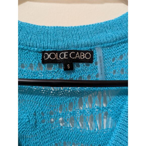 Dolce Cabo Aqua Knit Jacket – Size Small – Oversized Fit – Brand New - Picture 3 of 6